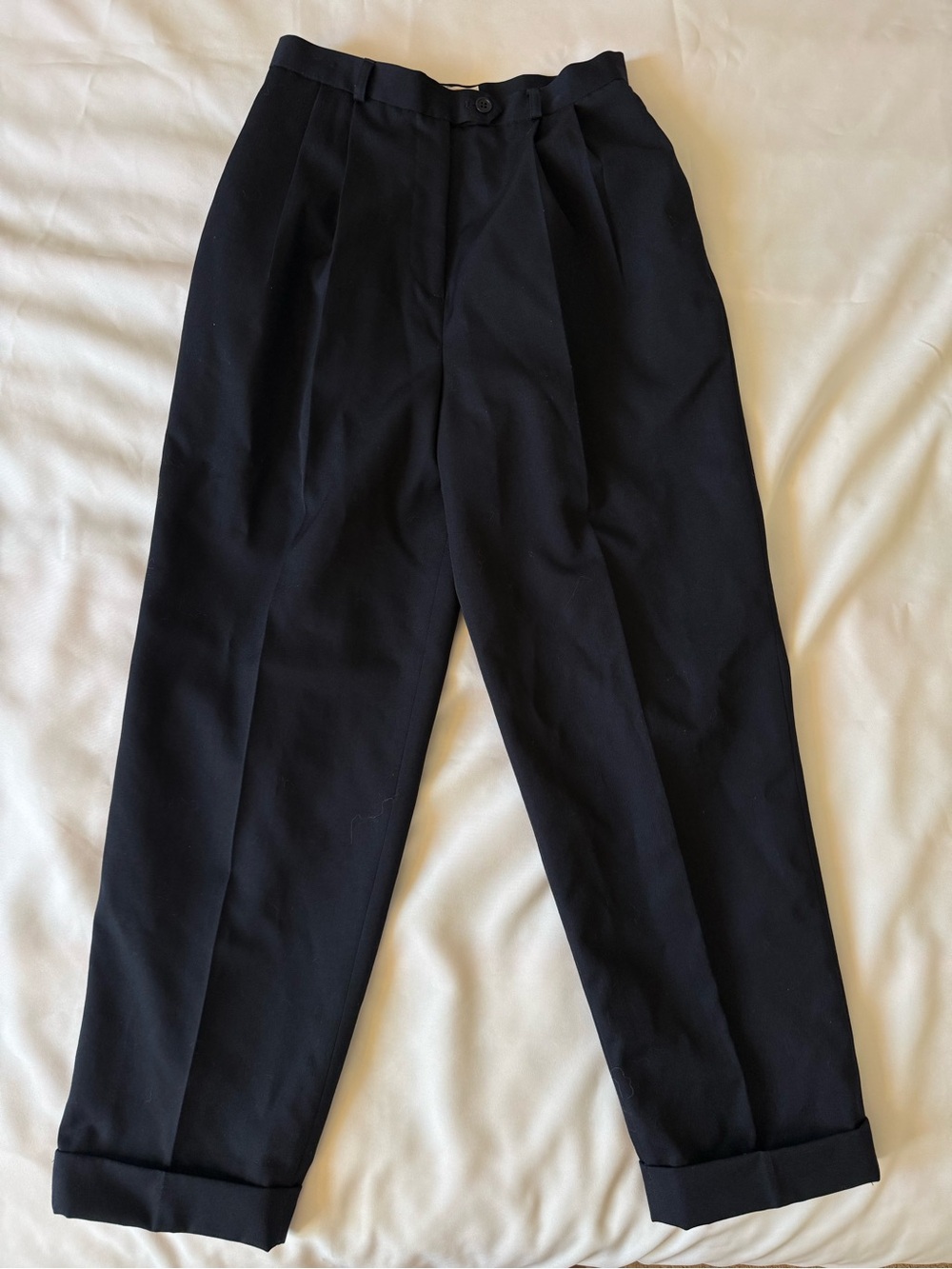 Talbots Black Pleated Men's Dress Pants size 8